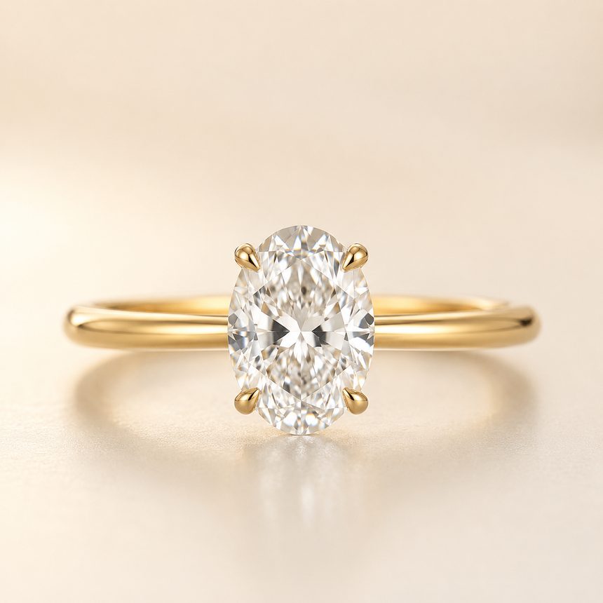 Oval solitaire